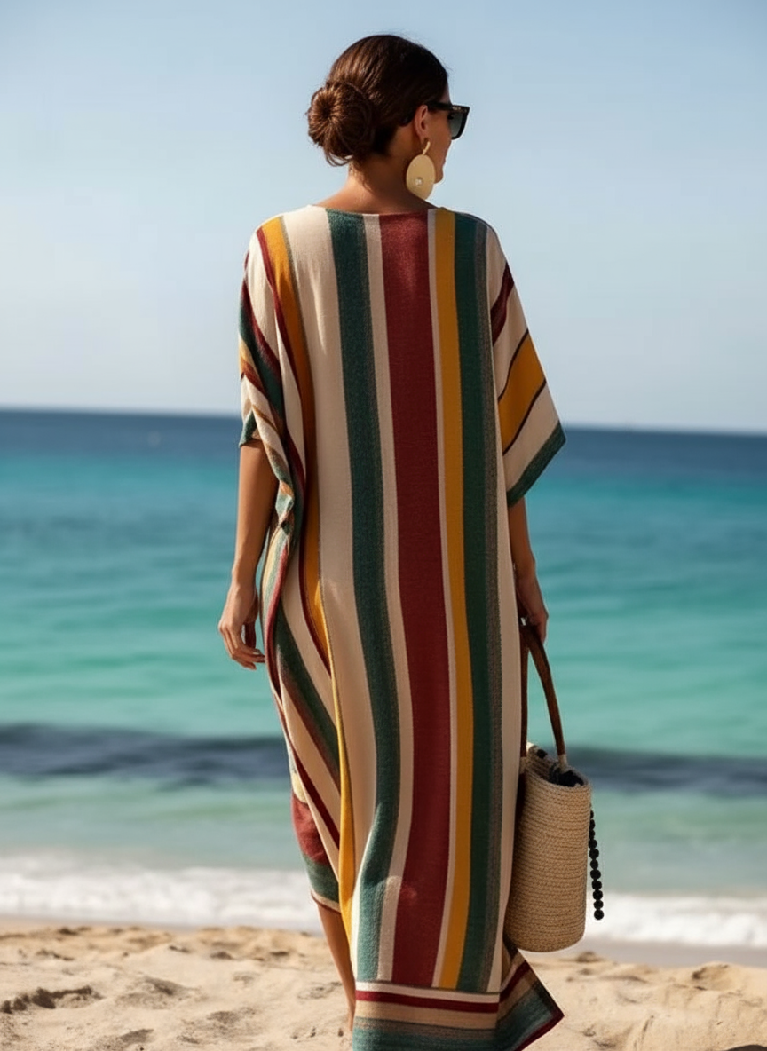 Elegant Long Linen Dress