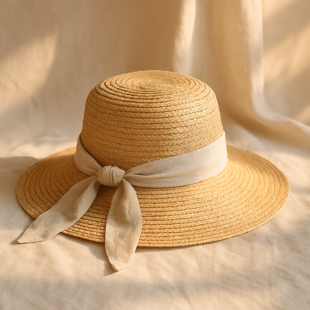 Elegant Summer Hat - White